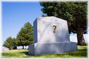 Blank Gravestone