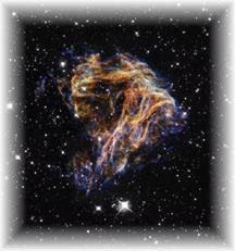 Nebula in deep space