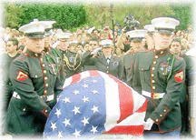 A Mexican born US Marine is buried in Mexico in clash with Mexican Police