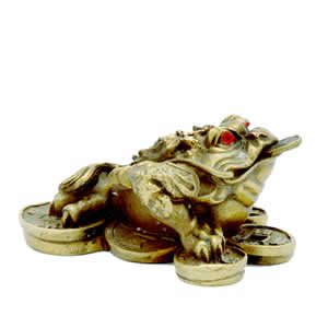 Three legged money frog