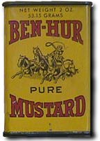 Antique mustard tin at the Mount Horeb Mustard Museum