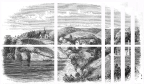 Sliced Vignette of New Zealand