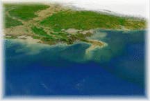 New Orleans at the Edge of the Gulf of Mexico