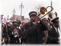 New Orleans Funeral Procession Band
