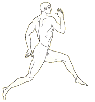 Ancient Olympians ran naked