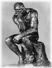 The Thinker by Auguste Rodin
