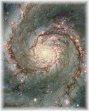 Spiral nebula illustrating time tunnel