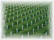White Crosses of United States Soldiers in Europe