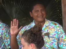 Our Waiter Waves Goodbye
