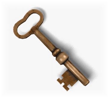 Old Key_B by Denys Almaral at TurboSquid.com