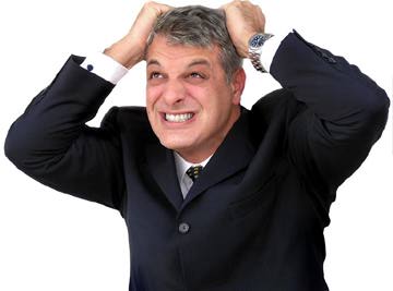 Pulling One's Hair Out in Frustration