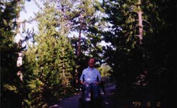 Ron, Norris Geyser Basin                                                                 Obsidian Cliff