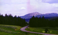 US 287 Just Before Reaching Grand Teton National Park